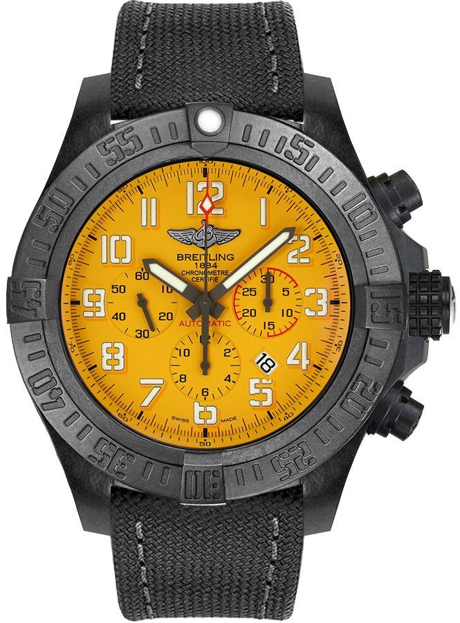 replica Breitling Avenger Hurricane Yellow Dial Men's Watch XB0170E4/I533-100W